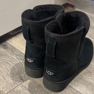 UGG Classic Black Wedge Boots